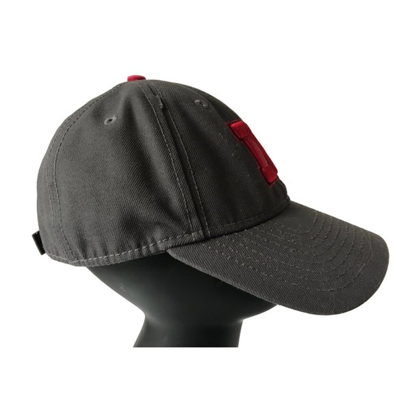 Nebraska Cornhuskers Baseball Red White Adidias Vintage Cap Hat Truckers Stretch - Picture 5 of 8